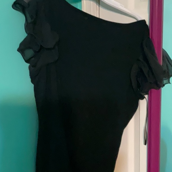 Sleeveless black lightweight sweater - Picture 3 of 3